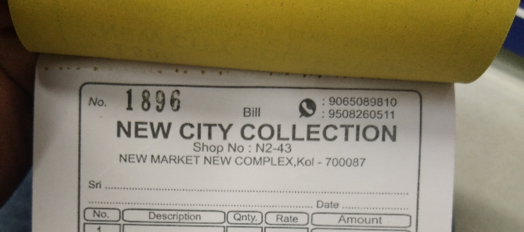 Visiting card store images of New city collection