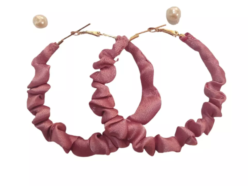 American Pink Hoop Earrings uploaded by business on 5/10/2022
