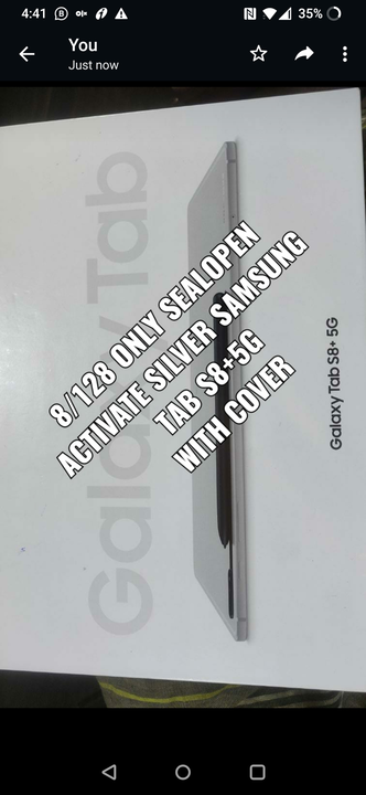 Samsung S8+ tab 8/128  uploaded by Anas trading co on 5/10/2022
