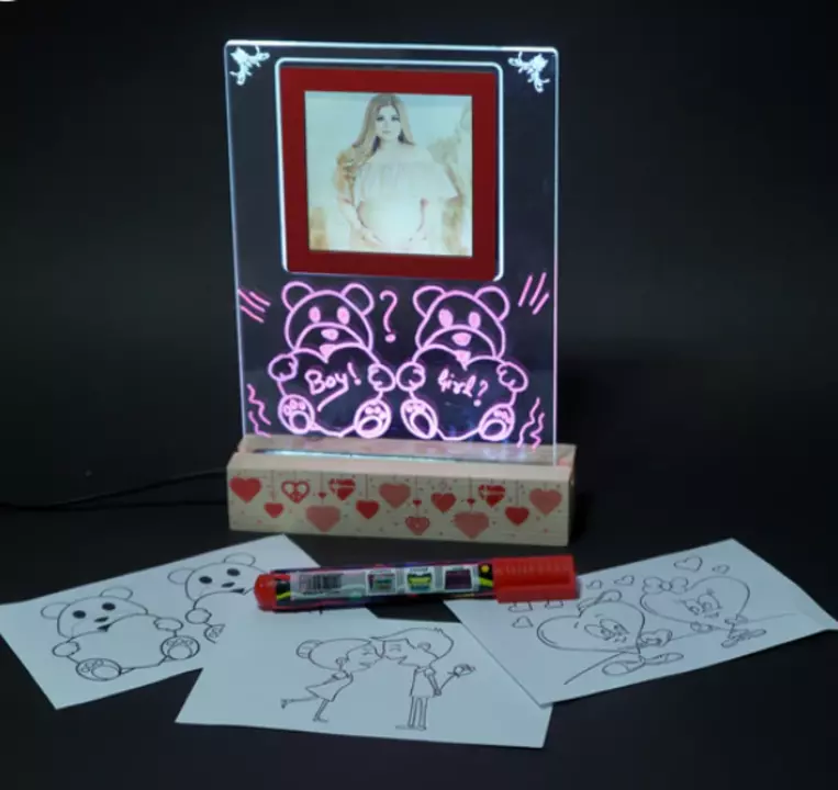 LED Photo Frame with Magic Prn uploaded by business on 5/10/2022