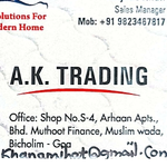 Business logo of A.K.TRADING