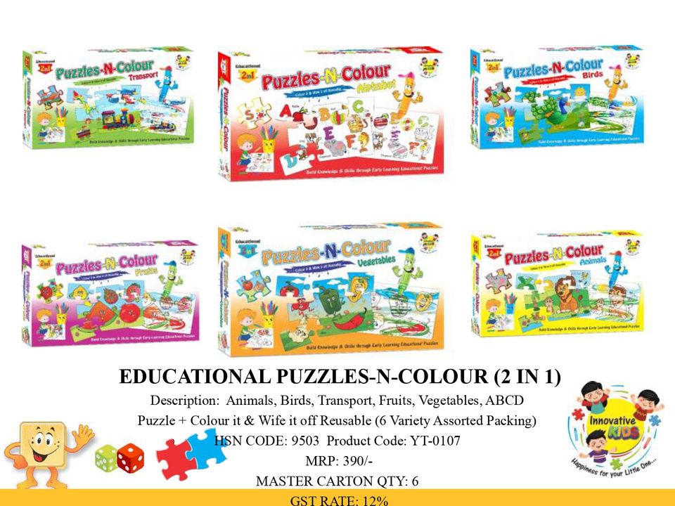Puzzle and Colour Game Mix uploaded by Nageshwar Marketing on 5/11/2022