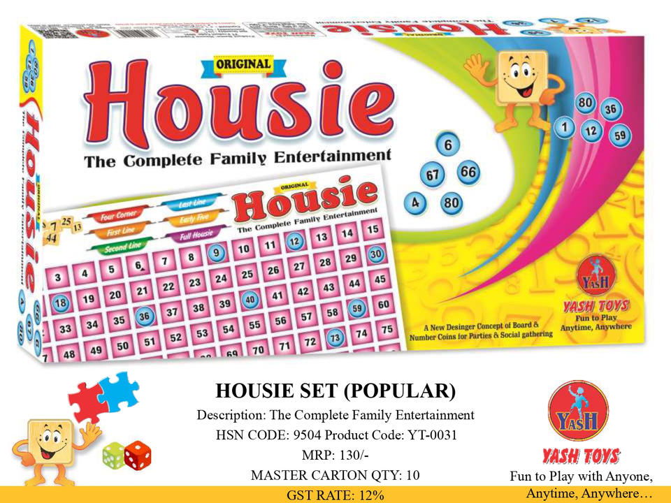 Housie Game uploaded by Nageshwar Marketing on 5/11/2022