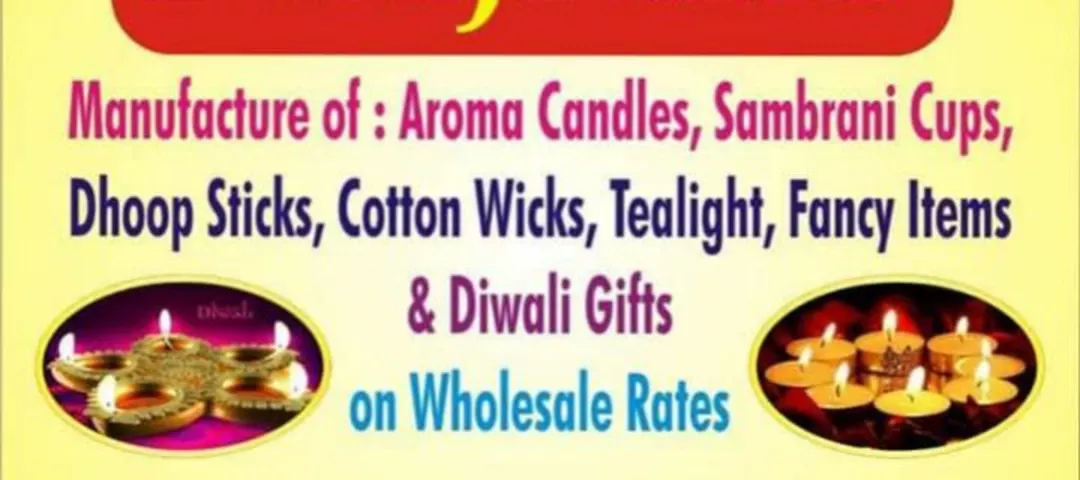 Visiting card store images of Balaji candles