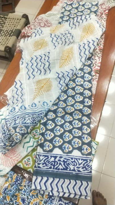 Hand prints kalamkari uploaded by RUBY'S Fabric shop on 5/11/2022
