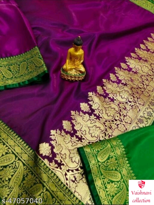 Banarsi silk Saree uploaded by Vaishnavi collection on 5/11/2022