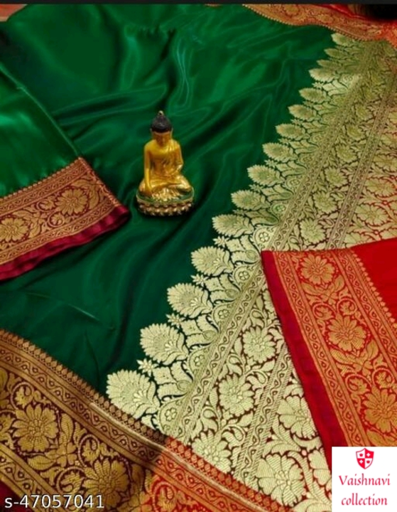 Banarsi silk Saree uploaded by Vaishnavi collection on 5/11/2022