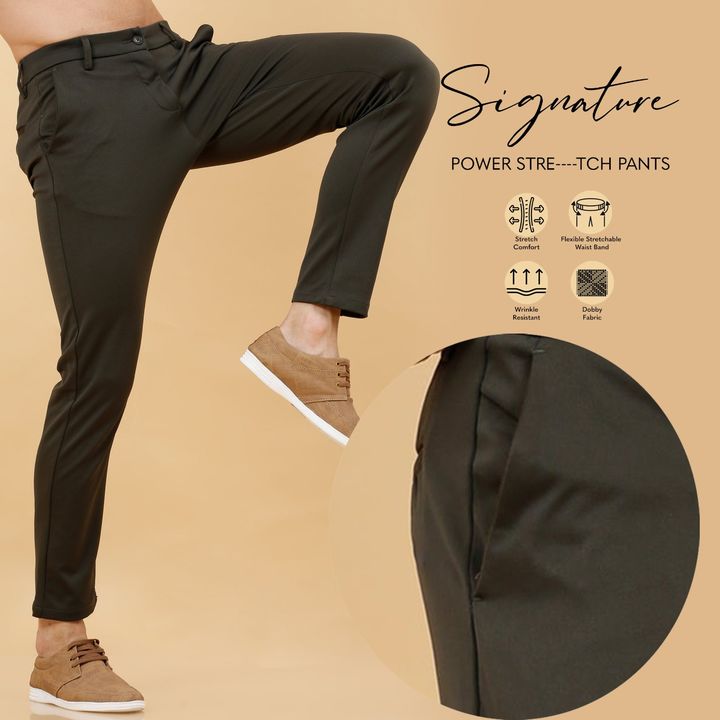 Tailoraedge power stretch dobby trousers uploaded by Y.B.CLOTHING on 5/11/2022