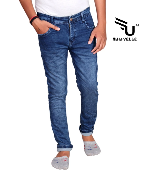 Dark Blue Slim fit jeans uploaded by NU-U-VELLE on 5/11/2022