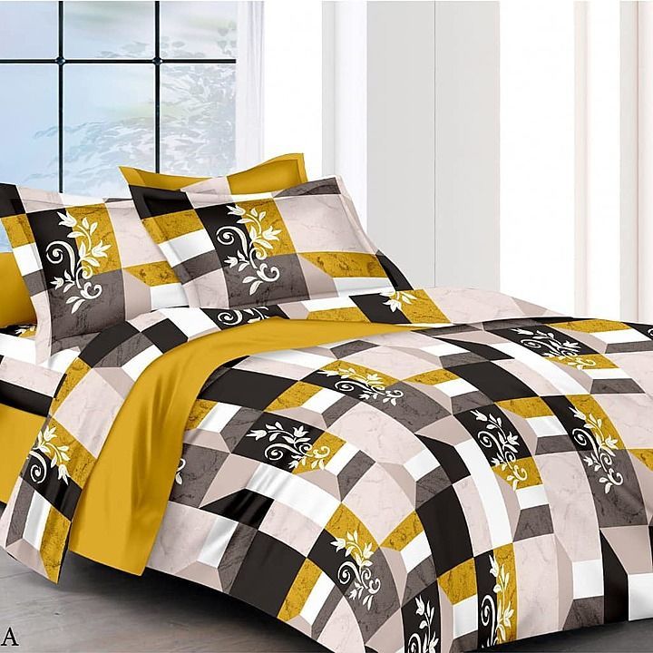 Cotton bedsheets with pillows cover 108/108 uploaded by business on 10/25/2020