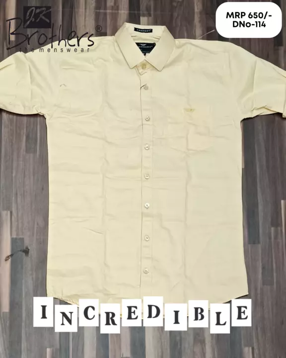 Men's cotton plain shirt uploaded by Jk Brothers Shirt Manufacturer  on 5/12/2022