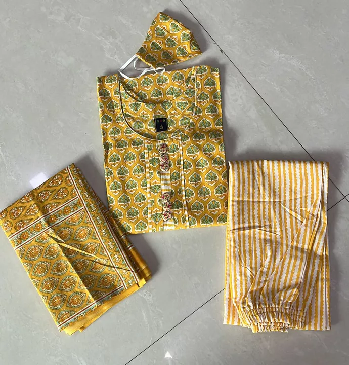 Pant set with duppata uploaded by business on 5/12/2022