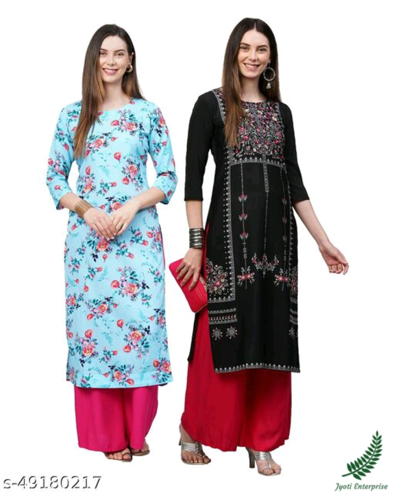 Post image Catalog Name:*Abhisarika Pretty Kurtis*Fabric: CrepeSleeve Length: Three-Quarter SleevesPattern: PrintedCombo of: Combo of 2Sizes:S (Bust Size: 36 in) M (Bust Size: 38 in) L (Bust Size: 40 in) XL (Bust Size: 42 in) XXL (Bust Size: 44 in) 
Easy Returns Available In Case Of Any Issue*Proof of Safe Delivery! Click to know on Safety Standards of Delivery Partners- https://ltl.sh/y_nZrAV3Price- Rs.500