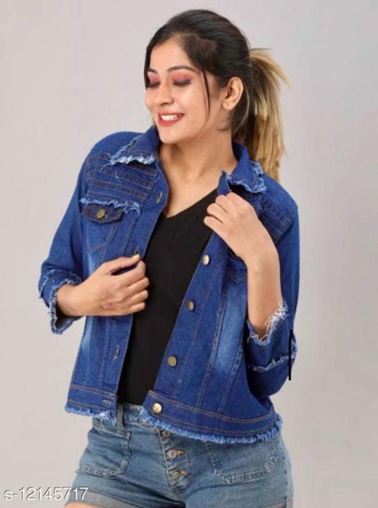 Denim jacket women uploaded by Ak store on 5/12/2022