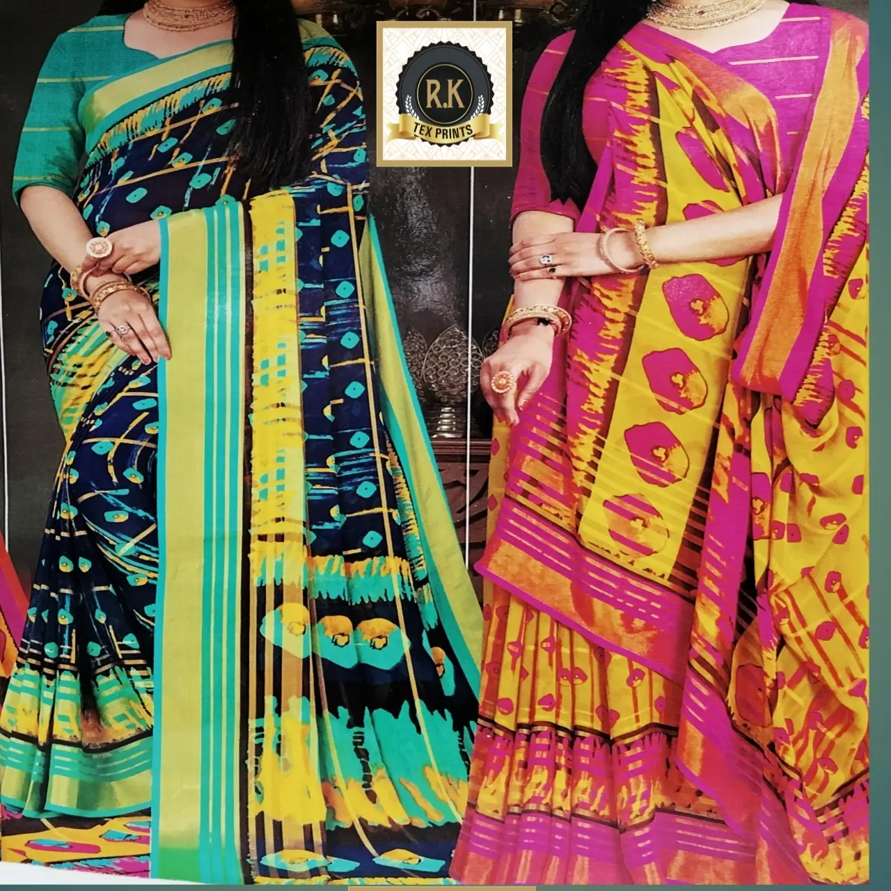 Fancy saree in Bandini zari cloth  uploaded by R.K TEX PRINTS on 5/12/2022