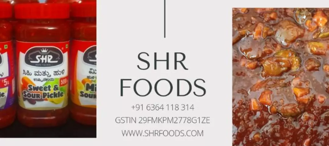 Visiting card store images of SHR Foods