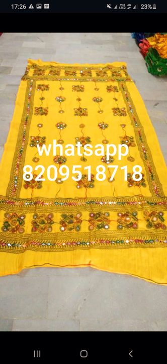 Embroidery work dupatta uploaded by Surbhi mills on 5/13/2022