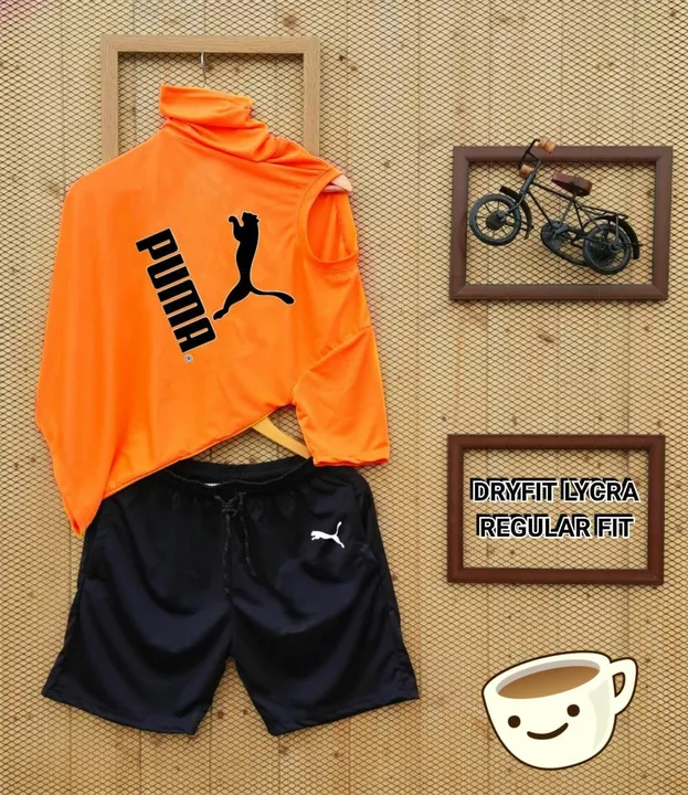 Puma t shirts and short  uploaded by BAL GOPAL COLLECTION on 5/13/2022