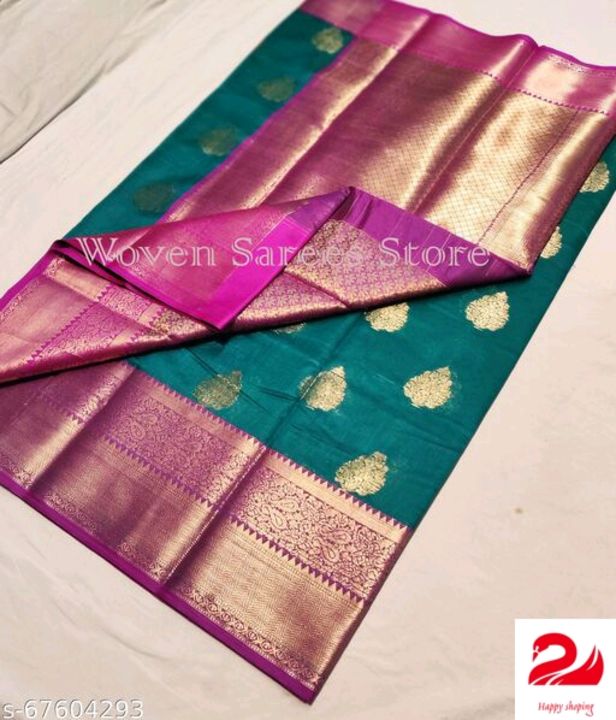 Post image Banarasi Kanjivaram Zari Woven Silk SareeName: Banarasi Kanjivaram Zari Woven Silk SareeSaree Fabric: Banarasi SilkBlouse: Separate Blouse PieceBlouse Fabric: Banarasi SilkPattern: Zari WovenBlouse Pattern: Zari WovenMultipack: SingleSizes: Free Size (Saree Length Size: 5.5 m, Blouse Length Size: 0.8 m) 
Country of Origin: India