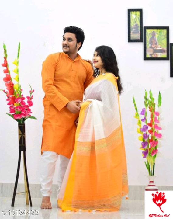 Saree and kurta sets uploaded by business on 5/13/2022