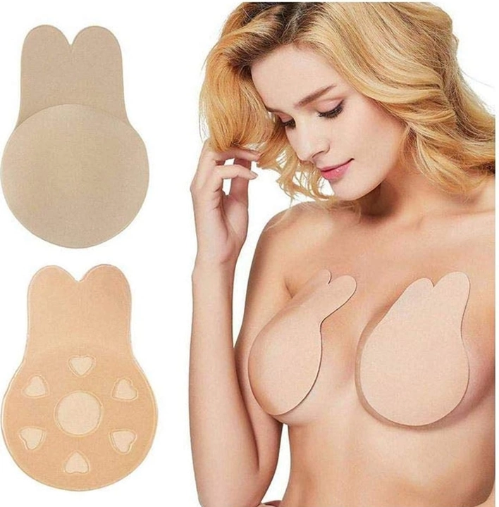 Product image with price: Rs. 399, ID: women-s-strapless-backless-bra-lightly-padded-breast-lift-push-up-stick-on-6c729898