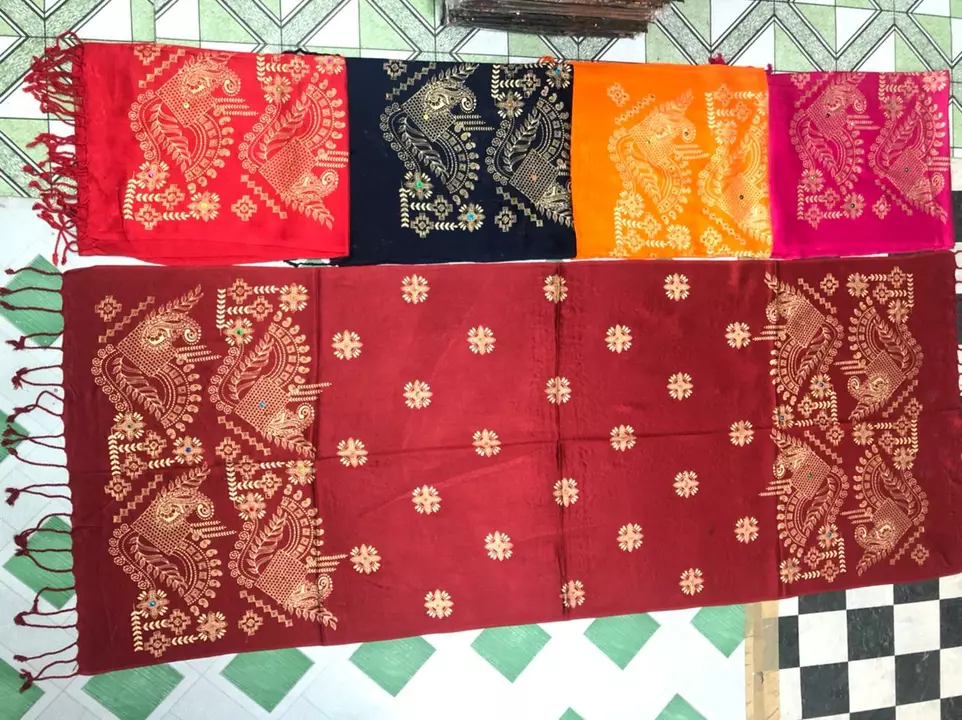Satin stall work  uploaded by Dupatta house on 5/13/2022