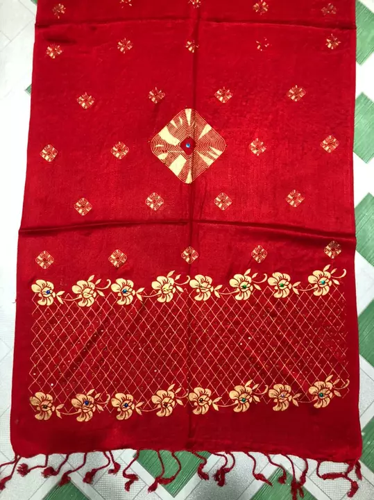 Satin stall work  uploaded by Dupatta house on 5/13/2022