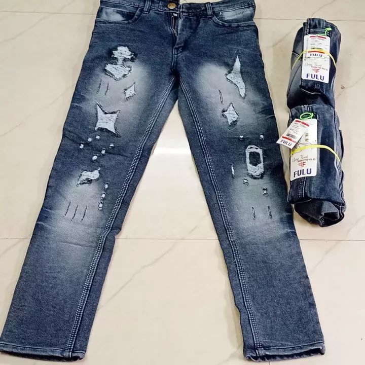 Damage pattern jeans for mens uploaded by Wholesale Bazaar on 5/13/2022