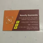 Business logo of Novelty garments Bangalore
