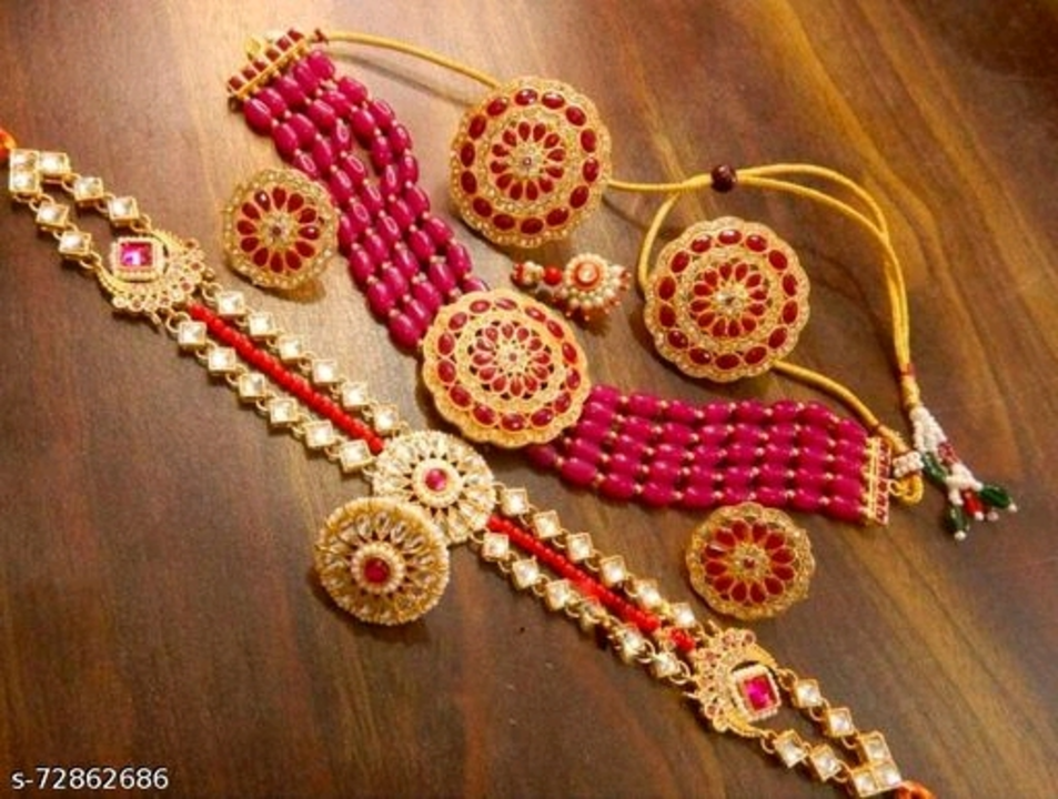 Jewellery set uploaded by Aaradhya sarees center on 5/14/2022