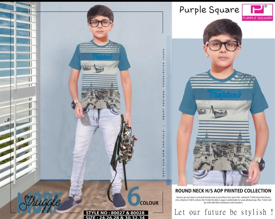 Boy's tshirt  uploaded by NS Wholesale  Garments on 5/14/2022