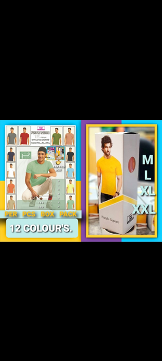 Plan t-shirts cotton fabric MLXL 2XL MY whatsapp n. uploaded by NS Wholesale  Garments on 5/14/2022