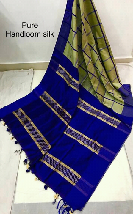 Slik cooton handloom check  uploaded by Arup share house on 5/14/2022