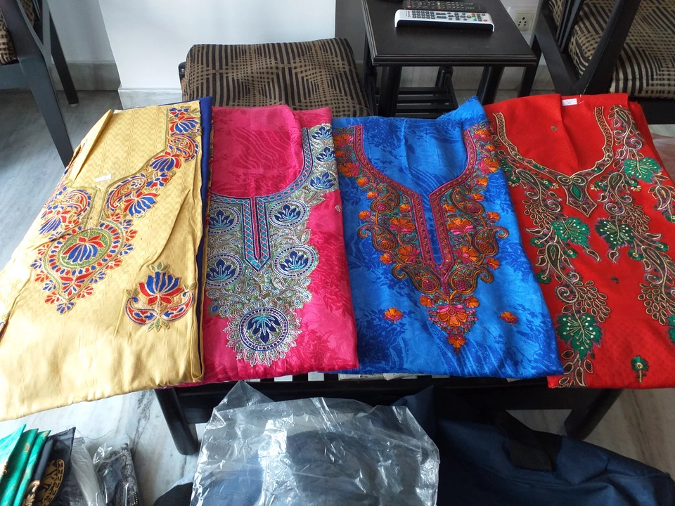 Cotton suits embroidery  uploaded by Kashmir art on 5/14/2022
