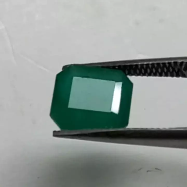 Natural emerald. Ring 💍 size. Good colour. Expert cutting polishing  uploaded by business on 5/14/2022