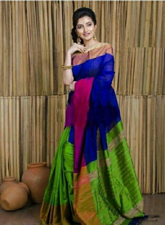 Linen.... Saree uploaded by Modak fashion on 5/14/2022