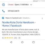Business logo of Novika Kota Doria Handloom