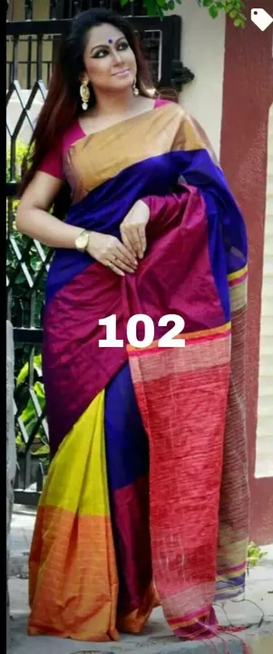 Mahapar exclusive saree with blouse piece  uploaded by Manorama Sharee House on 5/15/2022