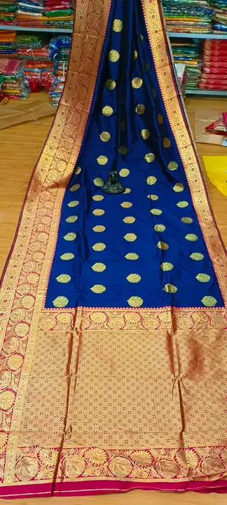 Pure katan silk saree uploaded by business on 5/15/2022