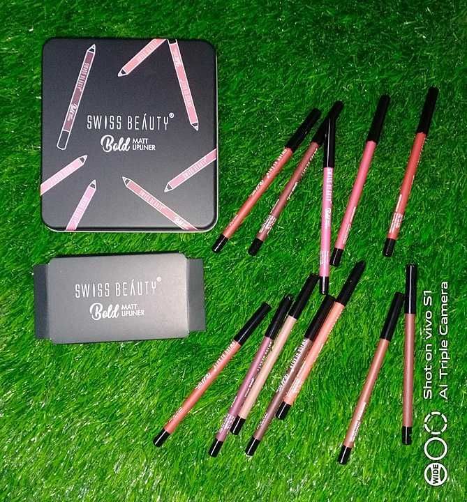 Swiss beauty lip liners uploaded by Makeup is love by richa on 10/26/2020