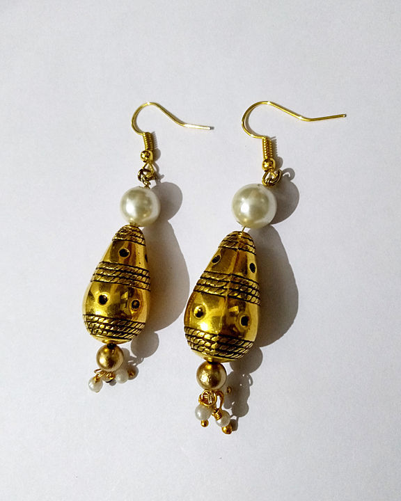 Antique Bead heavy earring uploaded by business on 10/26/2020