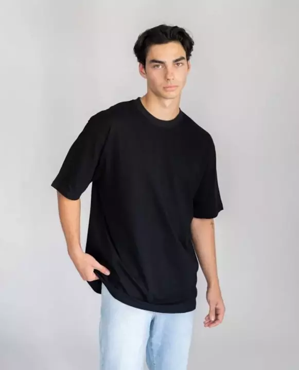 Oversized Black men's T-shirts uploaded by business on 5/15/2022