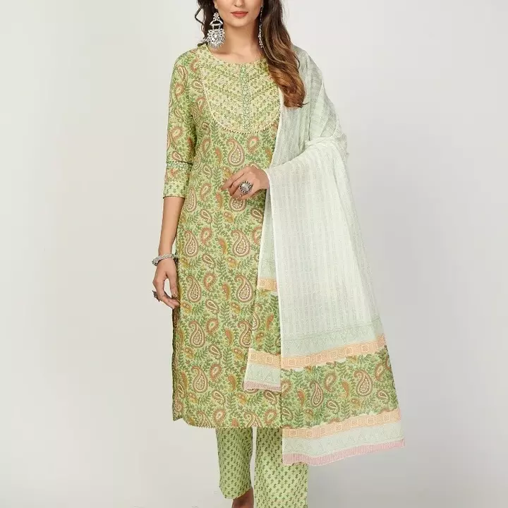 Kurta pant set with dupatta  uploaded by M/K COLLECTION on 5/15/2022