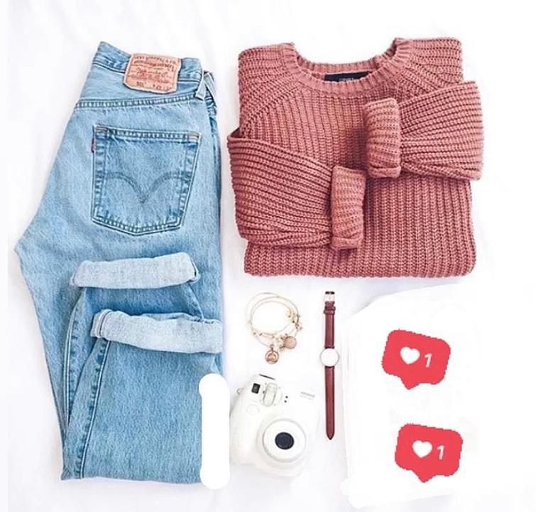 ♥️ BASIC WINTER COMBO ♥️

*(sweater + high waist jeans )*

 uploaded by business on 10/26/2020