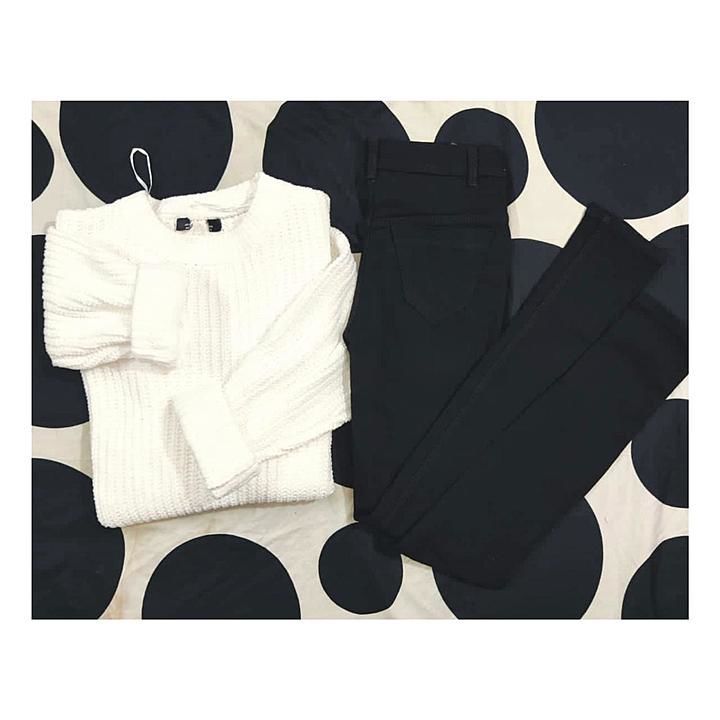 ♥️ BASIC WINTER COMBO ♥️

*(sweater + high waist jeans )*

 uploaded by Vickyash shop mall on 10/26/2020