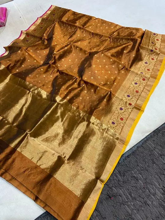Silk cottan saree  uploaded by चंदेरी साड़ी on 5/15/2022