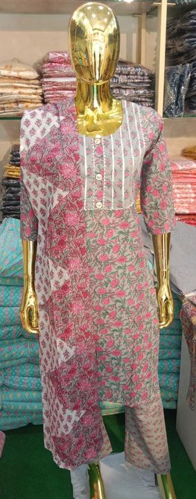 Kurti with pant duppatta  uploaded by business on 5/15/2022