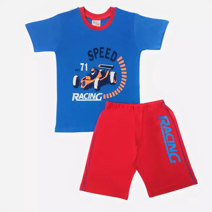 Baba Suit / Half Sleeve T-shirt with Pant Set uploaded by Shukla Apparels pvt ltd on 5/15/2022