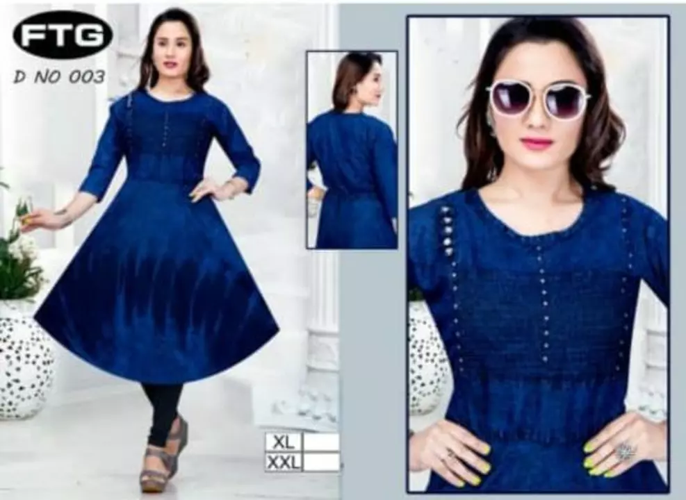 Post image Hey! Checkout my new collection called Denim kurti.
