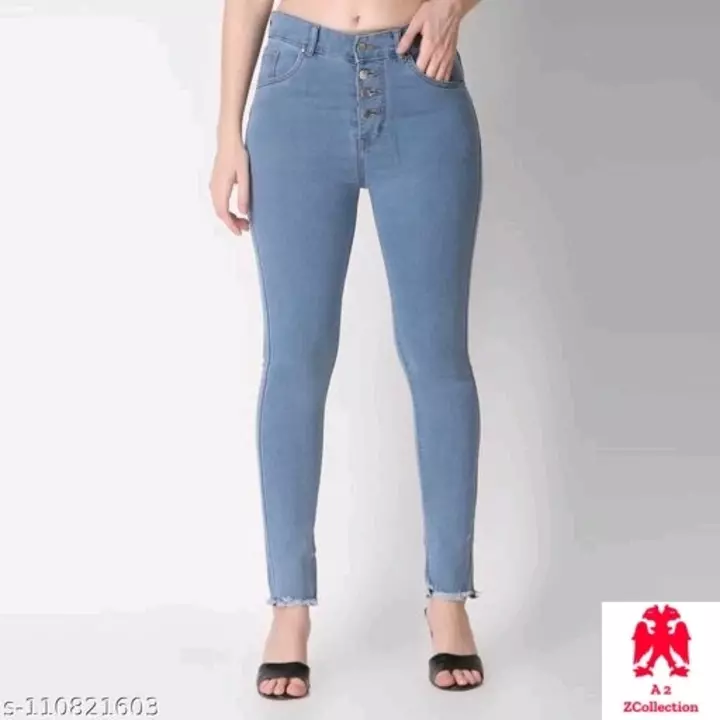 Post image I want 600 pieces of Catalog Name:*Pretty Fashionista Women Jeans*
Fabric: Cotton Blend
Surface Styling: Fringed
Sizes:
2.